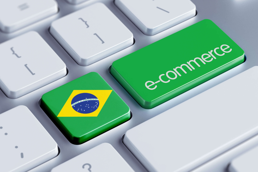 Gráfico mostrando o crescimento de 25% no e-commerce brasileiro no 3º trimestre de 2025.