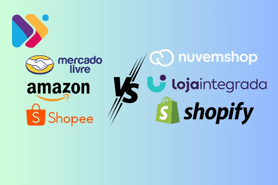 comparativo entre marketplaces e loja virtual
