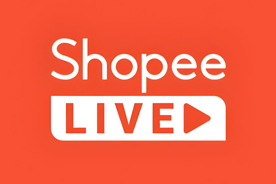 Vendedor apresentando produtos em live na Shopee
