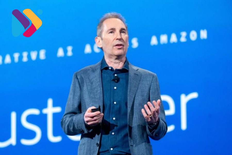 Andy Jassy, CEO da Amazon, fala sobre reestruturação e demissões.