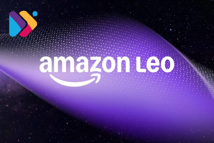 Antena da Amazon Leo para internet via satélite da Amazon