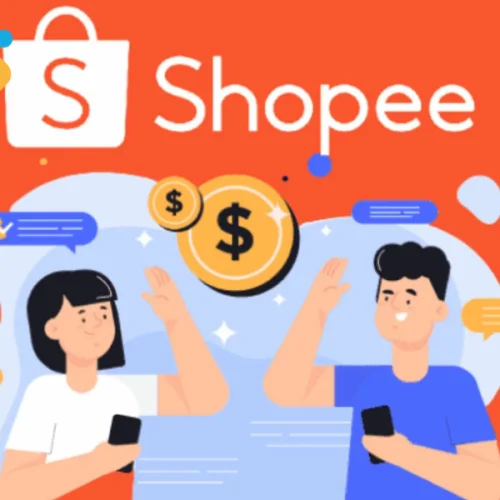 Afiliado da Shopee compartilhando links e ganhando comissão por vendas