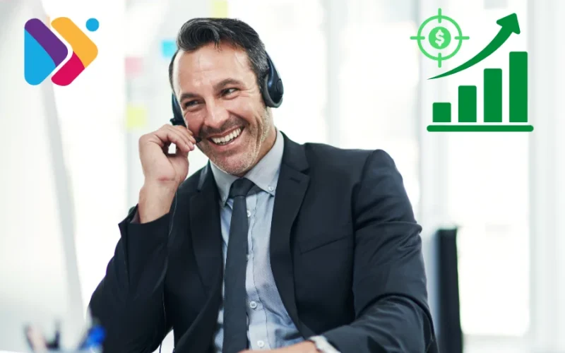 Empresário analisando dados de recompra no e-commerce