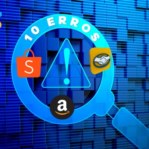 vendedor revisando anúncios e erros nos marketplaces