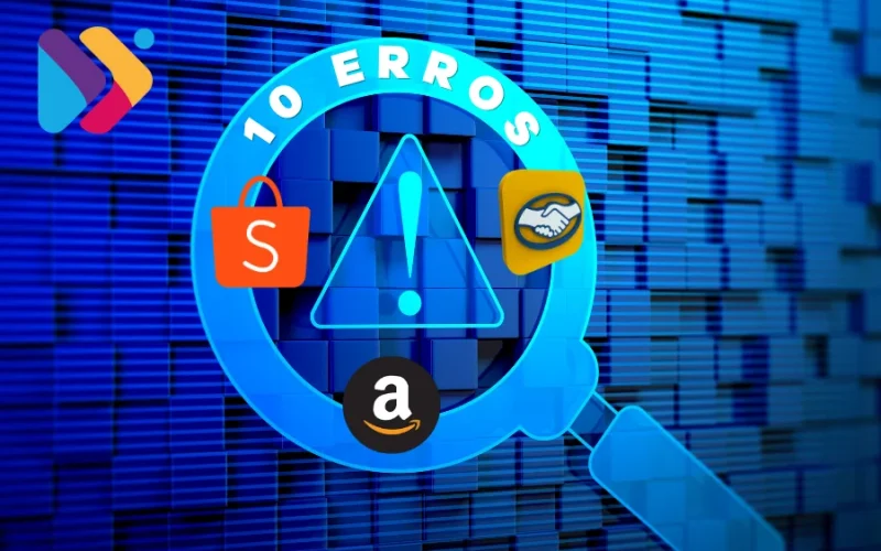 vendedor revisando anúncios e erros nos marketplaces