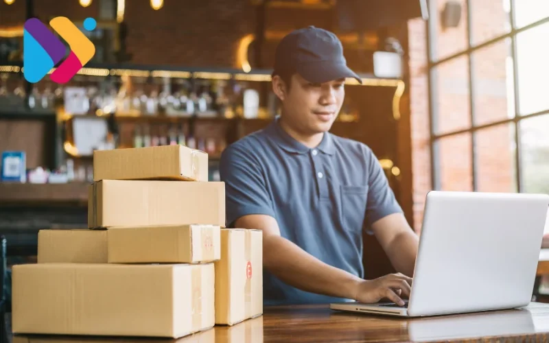 Loja online com entregas locais rápidas