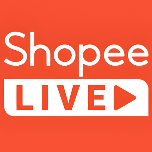 Vendedor apresentando produtos em live na Shopee