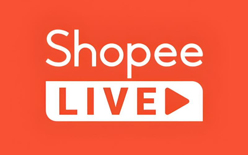 Vendedor apresentando produtos em live na Shopee
