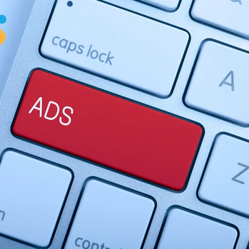 Painel deAds com gráficos de desempenho e relatórios de campanhas