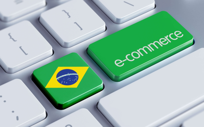 Gráfico mostrando o crescimento de 25% no e-commerce brasileiro no 3º trimestre de 2025.