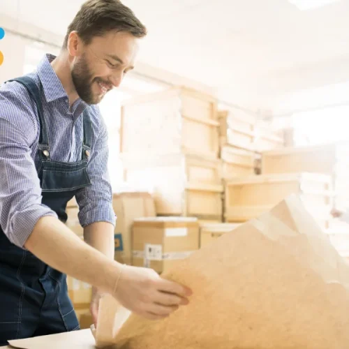 Exemplo de embalagem correta para envio de produtos em marketplaces