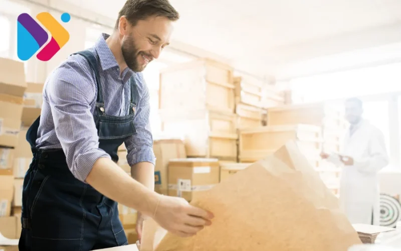 Exemplo de embalagem correta para envio de produtos em marketplaces